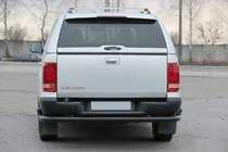 Volkswagen Amarok 2010-2022 Hinterer Unterfahrschutz AK005-2 Schwarz (2 Stk., Edelstahl) Foto 2