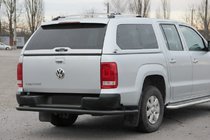 Volkswagen Amarok 2010-2022 Hinterer Unterfahrschutz AK005-2 Schwarz (2 Stk., Edelstahl) Foto 1
