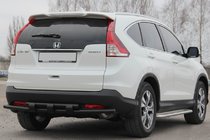 Honda CRV 2012-2016 Hinterer Doppelrohrbügel AK002 Black (Edelstahl) Foto 2