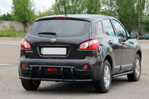 Nissan Qashqai 2010-2014 Heckbügel AK011 Schwarz (Edelstahl) Foto 2