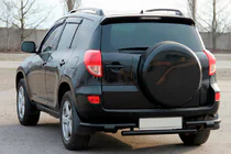 Toyota Rav 4 2006-2013 Hinterer Unterfahrschutz AK005-2 Schwarz (2 Stk., Edelstahl) Foto 3