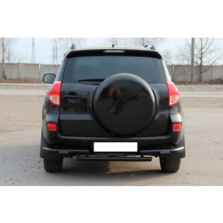 Hinterer Unterfahrschutz AK005-2 Schwarz (2 Stk., Edelstahl) Toyota Rav 4 2006-2013 Foto 2