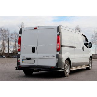 Heckschutz AK003-Plus-2 Schwarz (Edelstahl) Renault Trafic 2001–2015 Foto 1