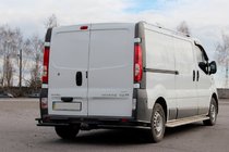 Opel Vivaro 2001–2015 Heckschutz AK003-Plus-2 Schwarz (Edelstahl) Foto 1