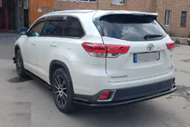 Toyota Highlander 2013-2019 Hinterer Unterfahrschutz AK005-2 Schwarz (2 Stk., Edelstahl) Foto 6