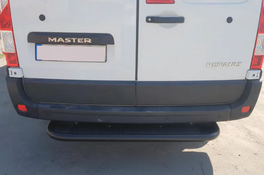 Renault Master 2011-2023 Hintere Trittstufe Black (Edelstahl) Image