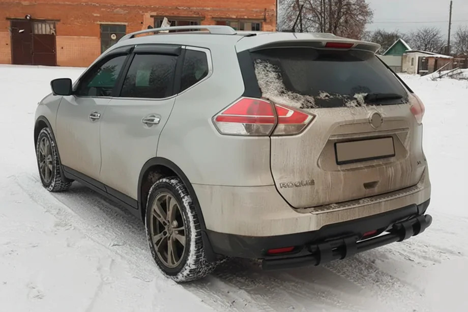 Nissan X-trail T32/Rogue 2014-2021 Heckschutzbügel NSXT.13.6.B1-08 Black (Edelstahl) Image