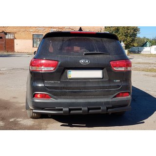 Heckbügel AK015 Schwarz (Edelstahl) Kia Sorento II XM 2009-2014 Foto 3