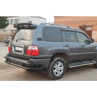 Heckschutz AK009-15 Schwarz (Edelstahl) Lexus LX470 1998-2007 Foto 2