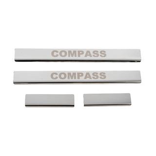 Einstiegsleisten Carmos (4 Stk, Edelstahl) Jeep Compass 2016- Foto 1