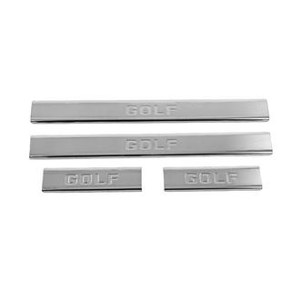 Edelstahl Einstiegsleisten Carmos (4 Stk.) Volkswagen Golf 7/E-Golf 2012-2020 Foto 1
