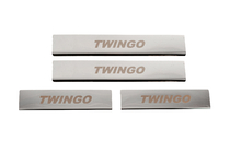 Renault Twingo 2007-2014 Edelstahl Einstiegsleisten Carmos Foto 1