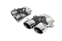 Mercedes E-class W213 2016-2023 Heckdiffusor mit Endrohren E53-Design Silver (für Base) Foto 7