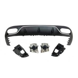 Heckdiffusor Black mit Chrome Endrohren (Design AMG53) Foto 2