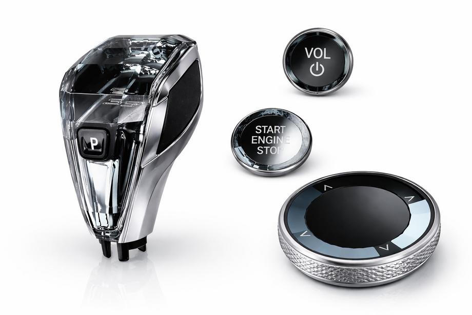 BMW X5 G05 2019–2026 Set Kristallelemente Innenraum (Automatik-Wahlschalter + Tasten) Image