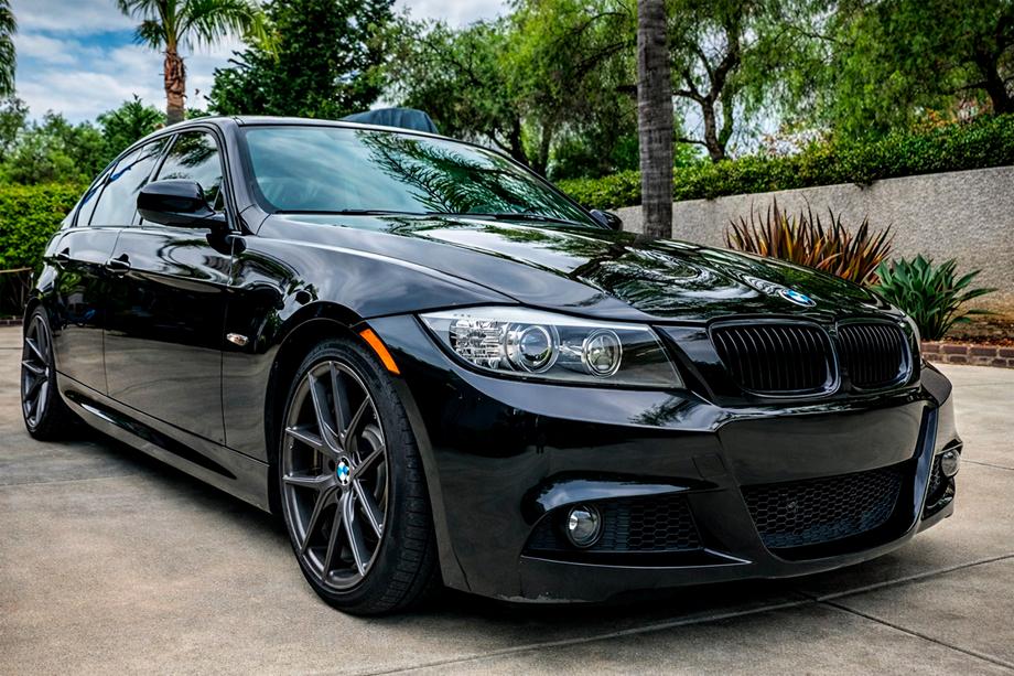 BMW 3 Series E90/E91 2005-2011 M-Sport Bodykit Set (für E90 2008-2011) Doppelendrohr einseitig Foto 2