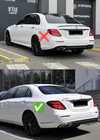 Mercedes E-class W213 2016-2023 Premium Spritzschutz vorne für Base (2 Stk) Foto 2