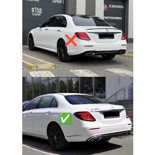 Premium Spritzschutz vorne für Base (2 Stk) Mercedes E-сlass W213 2016-2023 Foto 2