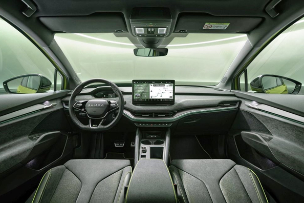 Skoda Enyaq RS im Test: sportliches Elektro-Flaggschiff nach dem Facelift 2025 Foto 5