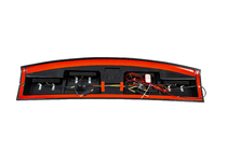 Toyota Land Cruiser Prado 250 2023- Frontscheiben-Sonnenblende mit LED (Schwarz) Foto 10