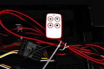 Toyota Land Cruiser Prado 250 2023- Frontscheiben-Sonnenblende mit LED (Schwarz) Foto 11