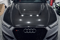 Audi A6 C7 2011-2017 Motorhaube (2014-2017, Carbon) Foto 1