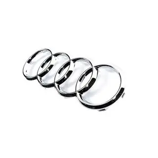 Vorderes Audi Emblem Chrome (285 x 100 mm) Foto 2