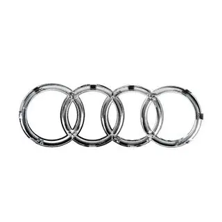 Vorderes Audi Emblem Chrome (285 x 100 mm) Foto 4