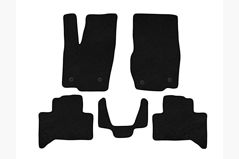 Toyota Land Cruiser Prado 250 2023- Textil Fußmatten Classic (Schwarz) Image