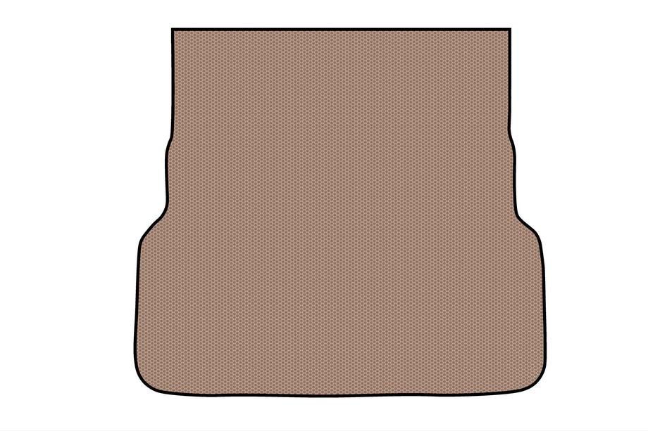 Toyota Land Cruiser Prado 250 2023- Gummi-Kofferraumwanne Carsuit (5 Sitze, Beige) Foto 1