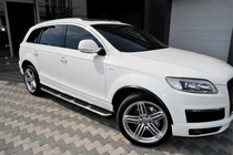 Audi Q5 2008-2017 OEM Trittbretter (ohne Befestigung, 2 Stk., Aluminium) Foto 1