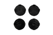 Citroen Felgendeckel 60/56 mm (Schwarz/Chrom, 4 Stk.) Foto 4