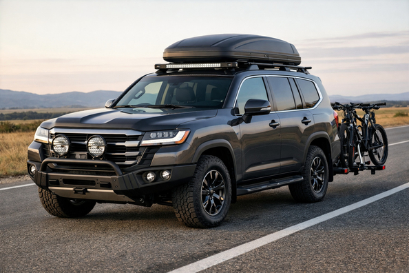 Was man für die Autobahn am Toyota Land Cruiser 300 montiert