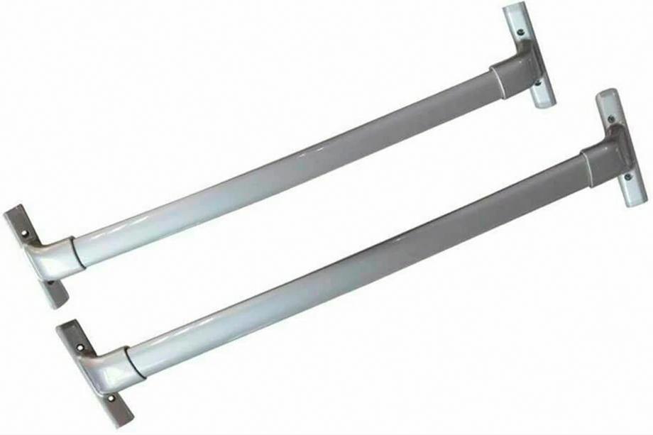 Nissan Murano 2014- Dachträger-Querträger für OEM Dachreling (2014-2018, 2 Stk.) Schwarz Foto 3