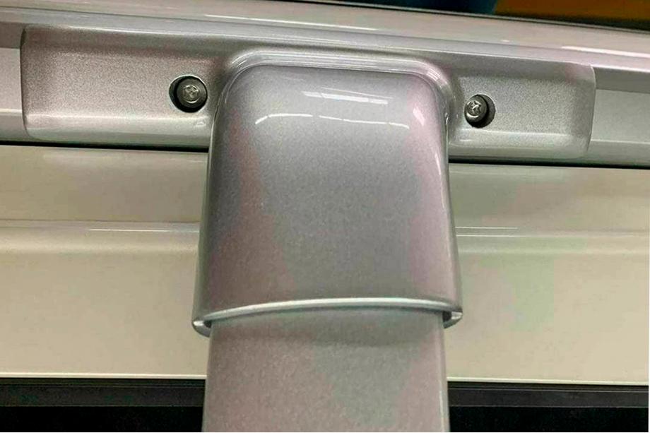 Nissan Murano 2014- Dachträger-Querträger für OEM Dachreling (2014-2018, 2 Stk.) Schwarz Foto 4