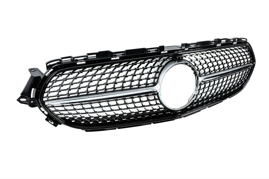 Mercedes E-class W213 2016-2023 Frontgrill Diamond Silver (für Base, 2020-2023) Foto 3