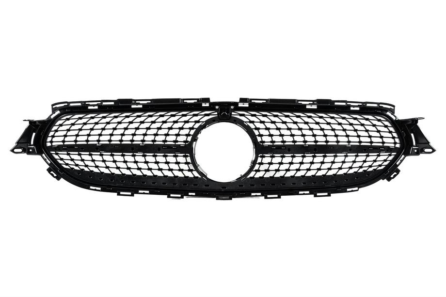 Mercedes E-class W213 2016-2023 Frontgrill Diamond Silver (für Base, 2020-2023) Foto 4