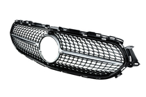 Mercedes E-class coupe C238 2016-2024 Frontgrill Diamond Silver (für Base, 2020-2023) Foto 2