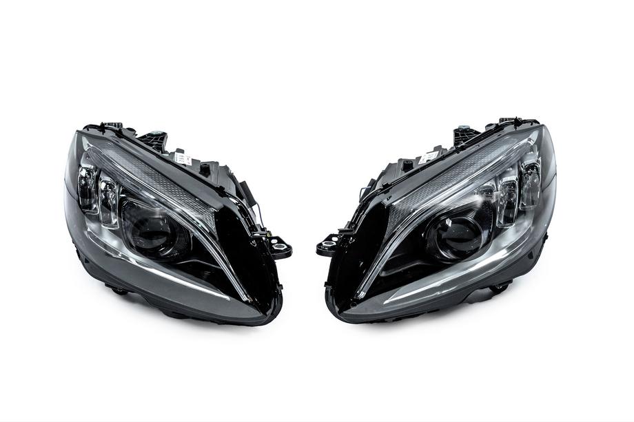 Mercedes C-class W205 2014-2021 Frontscheinwerfer mit Full-LED-Modulen (für HALOGEN, 2 Stk.) Image