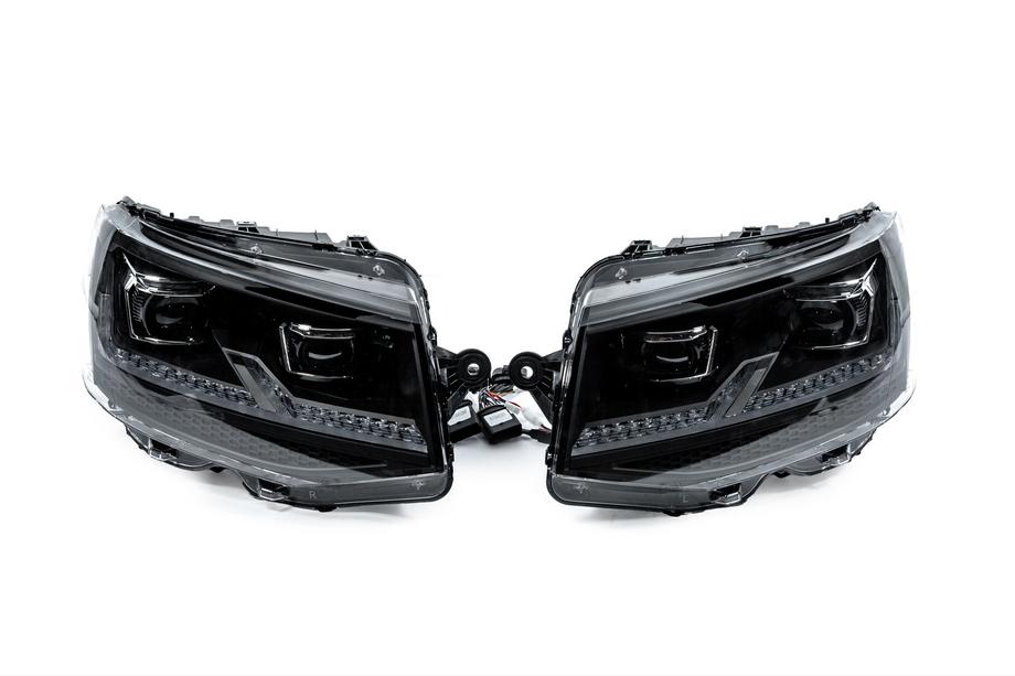 Volkswagen T6 2015-2024 Frontscheinwerfer mit FullLed Black V2 Modulen (2015-2019, 2 Stk.) Foto 1
