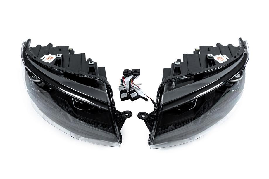 Volkswagen T6 2015-2024 Frontscheinwerfer mit FullLed Black V2 Modulen (2015-2019, 2 Stk.) Foto 2