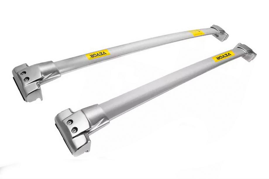 Toyota Land Cruiser 200 2007-2021 Dachträger-Querträger für integrierte Dachreling OEM (2 Stk.) Grau Foto 9