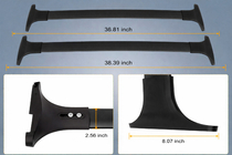 Ford Ecosport 2013-2022 Dachträger Quertraversen für integrierte Reling OEM (2 Stk.) Foto 7