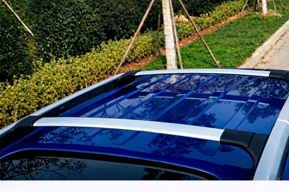 Ford Ecosport 2013-2022 Dachträger Quertraversen für integrierte Reling OEM (2 Stk.) Grau Foto 4