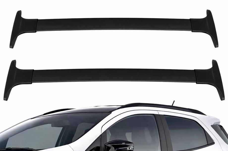 Ford Ecosport 2013-2022 Dachträger Quertraversen für integrierte Reling OEM (2 Stk.) Grau Foto 2