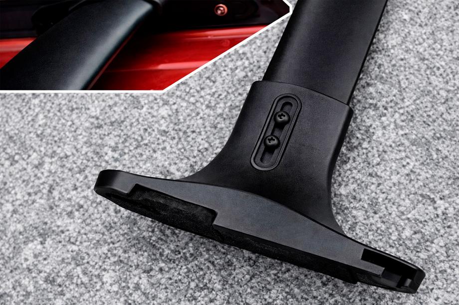 Ford Ecosport 2013-2022 Dachträger Quertraversen für integrierte Reling OEM (2 Stk.) Grau Foto 8