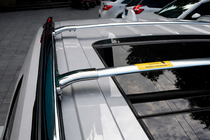 Ford Explorer 2011-2019 Dachträger-Querträger für integrierte Reling OEM (2016-2019, 2 Stk.) Chrom Foto 2