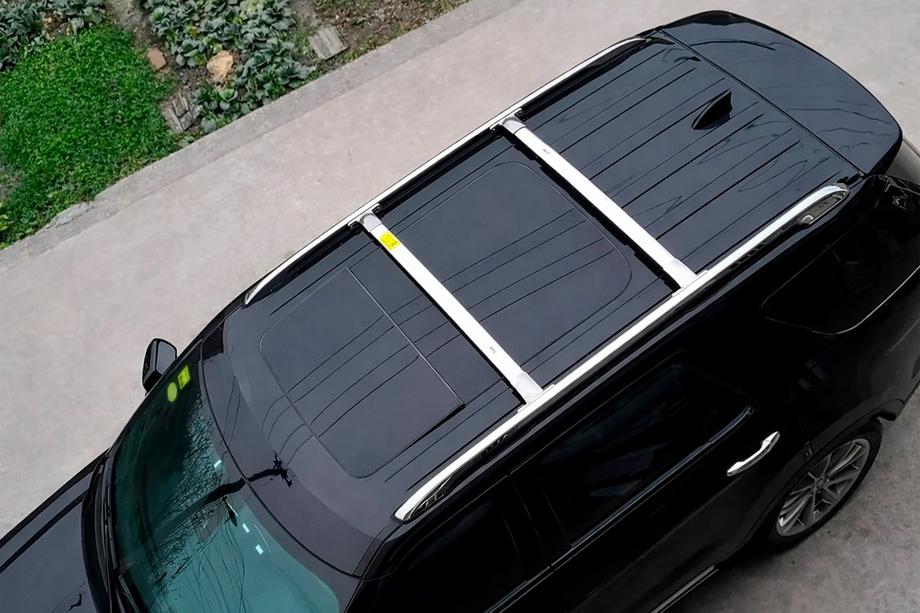 Ford Explorer 2011-2019 Dachträger-Querträger für integrierte Reling OEM (2016-2019, 2 Stk.) Chrom Image