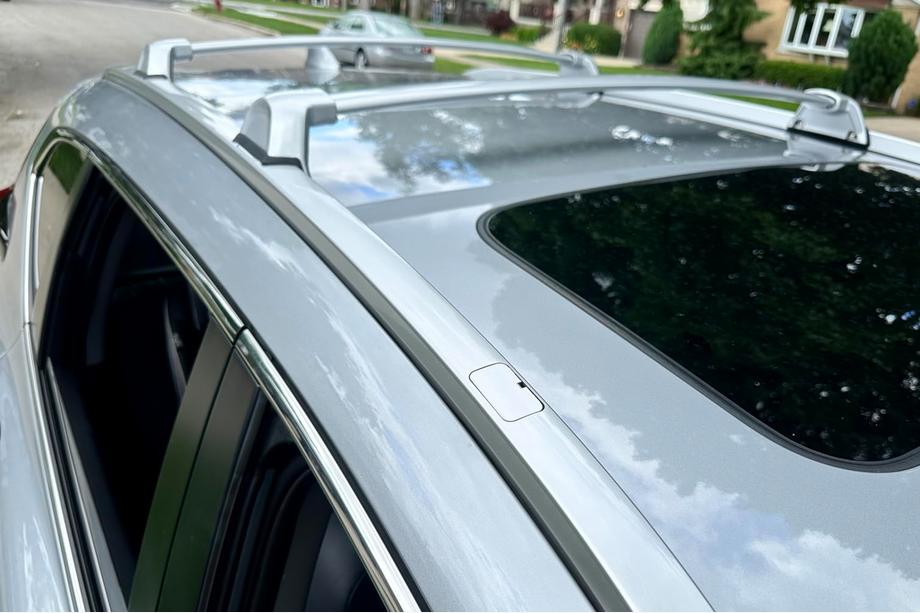 Honda CRV 2017-2022 Dachträger Quertraversen für integrierte Reling OEM (2 Stk.) Grau Image