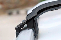 Honda HR-V 2014-2021 Dachträger Quertraversen für integrierte Reling OEM (2 Stk.) Schwarz Foto 15